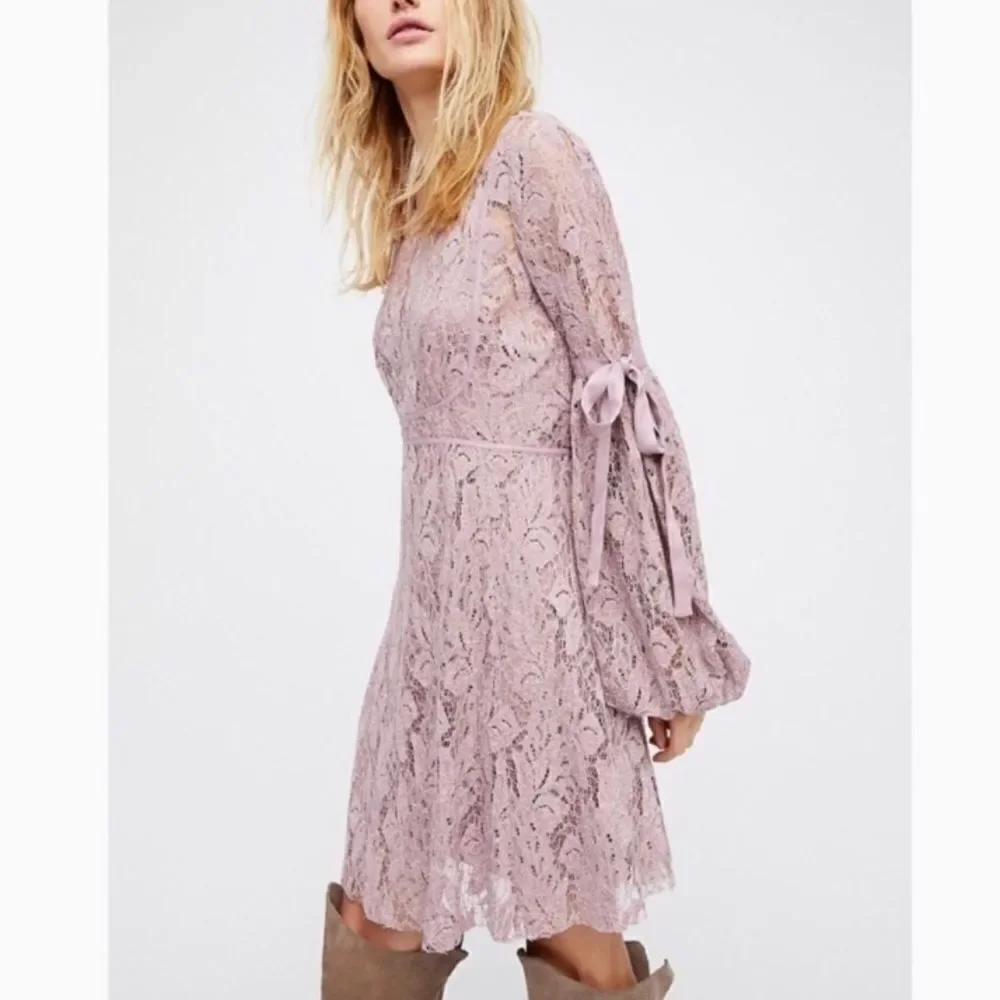 Free People Ruby Lace Mini Dress